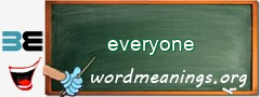 WordMeaning blackboard for everyone